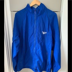 Vintage Reebok Logo Blue Men’s Windbreaker Jacket